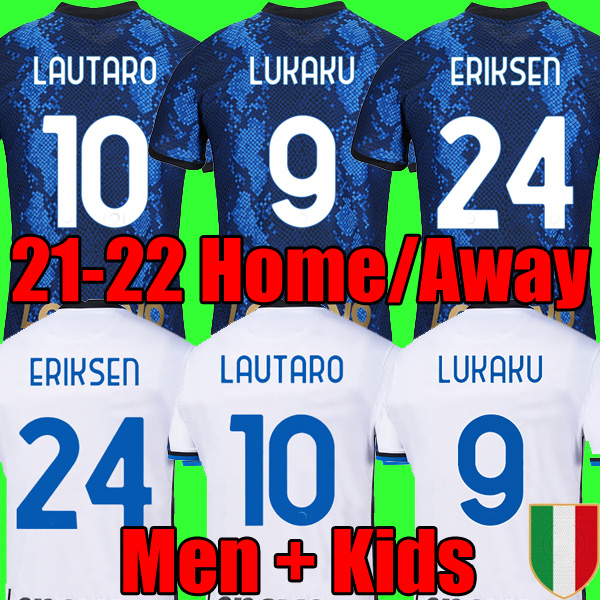 

2021 2022 LUKAKU LAUTARO fourth soccer jerseys BARELLA MILAN DE VRIJ VIDAL 20 21 22 football KIT shirt GAGLIARDINI Men Kids inter 4th Kits sets uniform, Men 4th