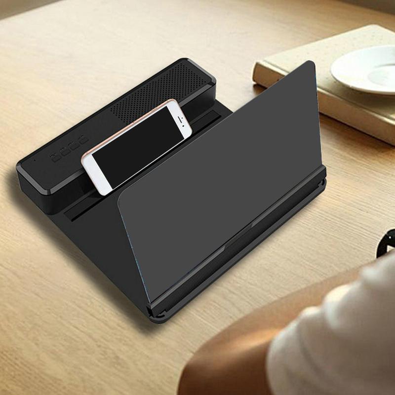 

Cell Phone Mounts & Holders Screen Magnifier 12inch 3D Speaker Meeting Broadcast Acrylic Lens Mobile Stands