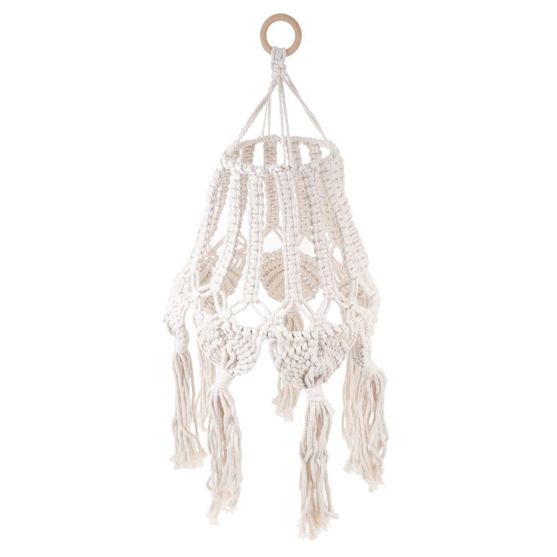 

Lamp Covers & Shades 1Pc Bohemian Style Hand-woven Decorative Lampshade For Home Chandelier