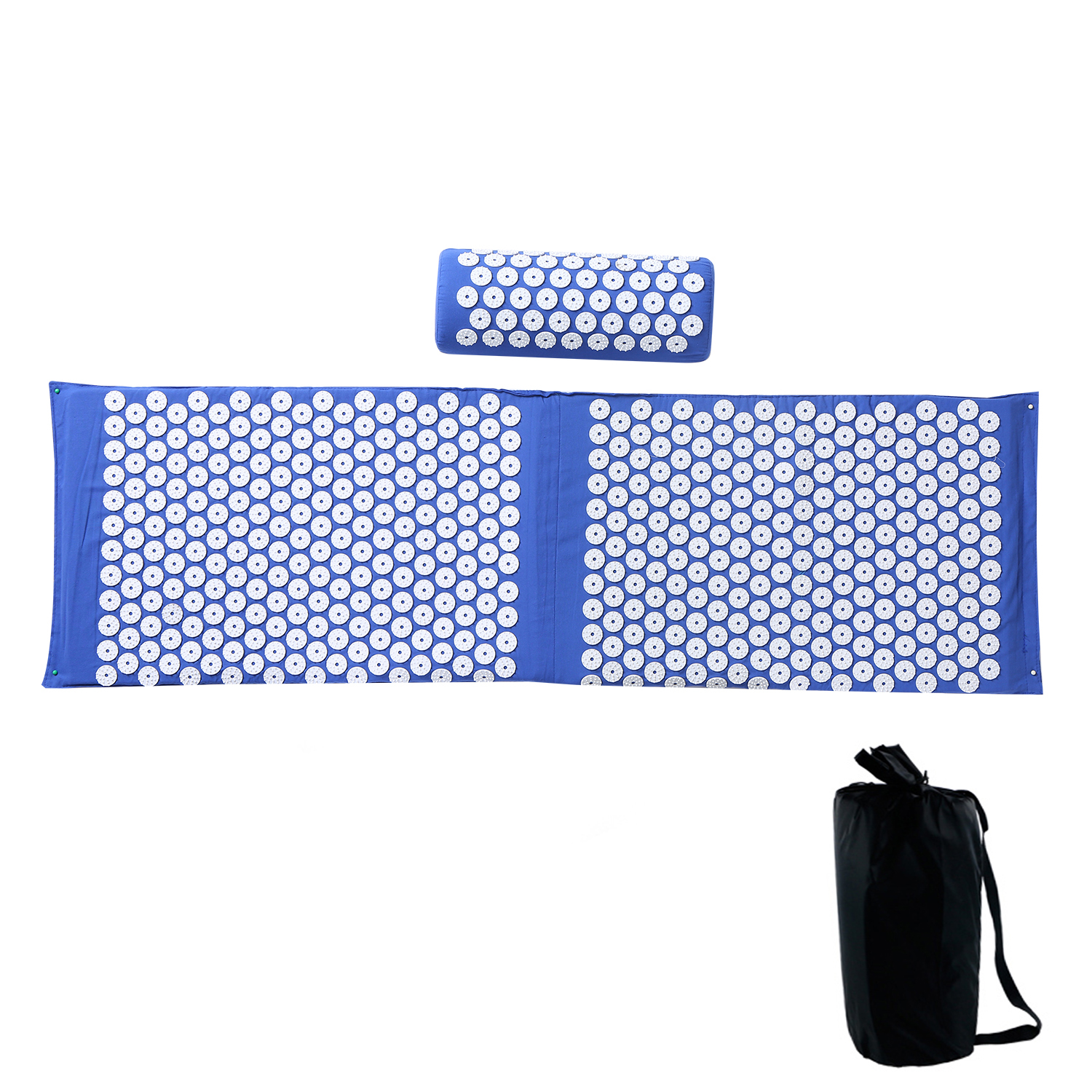 

Acupressure Mat & Pillow Set for Stress Pain Relief Health Care Mat Acupuncture Massage Mat Cushion with Cloth Bag