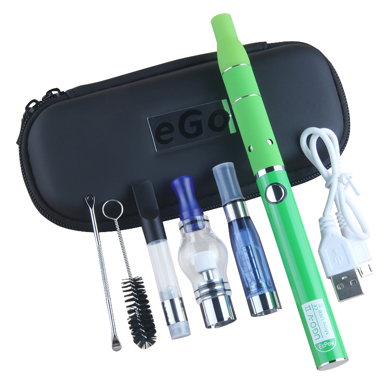 

4-In-1 Zipper Kit UGO-V II 900mAh Variable Voltage Preheat 510 Thread Vape Pen Battery With CE4 Tank Dry Herb Vaporizer Wax Atomizer Thick Oil Vape Cartridges, White