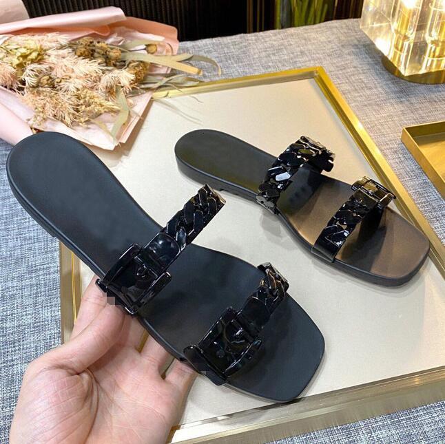 

flip flop 2021 Summer Slipper Luxury G Brand Flat Jelly Shoes House PVC High Quality Beach Sandals Women Slippers 35, White