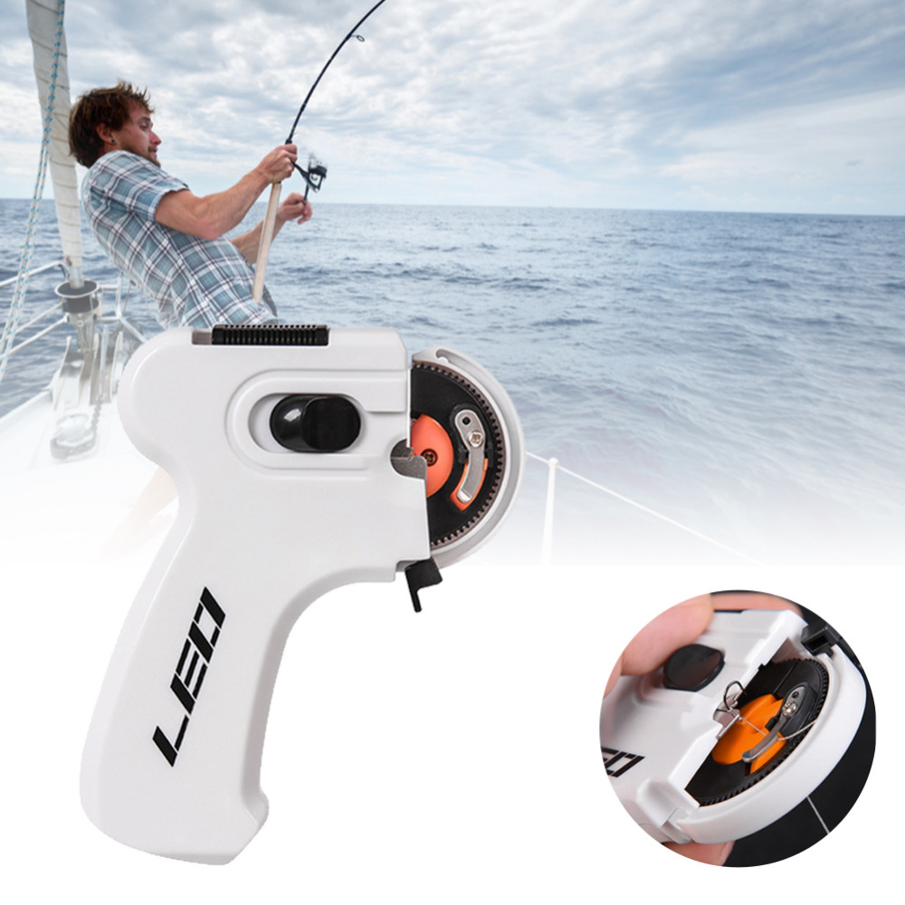 2021 New LEO Electric Device Automatic Fishing Knot Trying Tool Multi-Function Hook Needle Knotter FishingAccessories FishingLine Winder-image-719413199