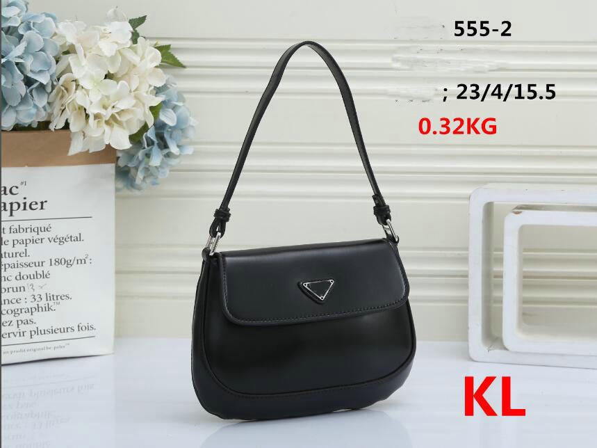 

Women Shoulder Bag leather Handbags Accessories Crossbody Wallet Womens Purses Card Holder Messenger Purse Handbag Lady Backpack 555-2# 23cm, Pink