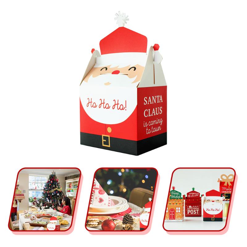 

Christmas Decorations 20Pcs Theme Box Candy Boxes Cookie Gifts Packaging Case