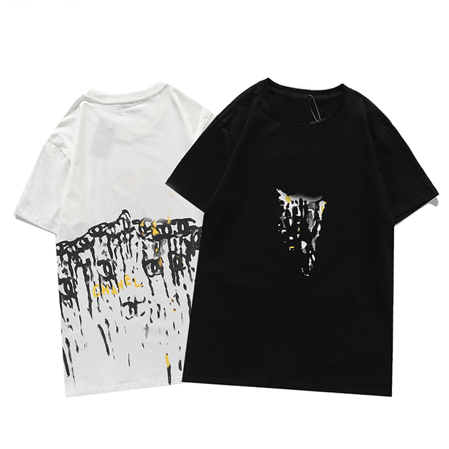 

2022 Mens T shirt Designer 3D Letters Printed Stylist Casual Summer Breathable Clothing Men Women Top Quality Clothes Couples Tees Wholesale#21, White;black