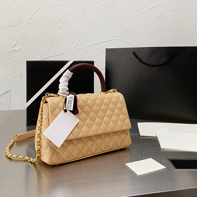 

Genuine Leather Fashion Women Luxury Designer Bags 2021 Handbags Purses sheepskin Diamond chain Crossbody Shoulder Bag Size: 24*19*7cm