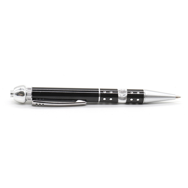 

Ball point pen shaped tobacco pipe portable metal smoking set