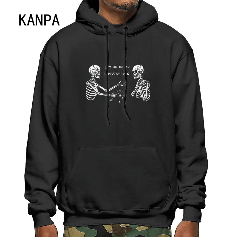 

Men's Hoodies & Sweatshirts Hoodie Skull 3D Printing Hip Hop Sweatshirt Couple Style Halloween Harajuku Pullover Oversized Punk Gothic Black