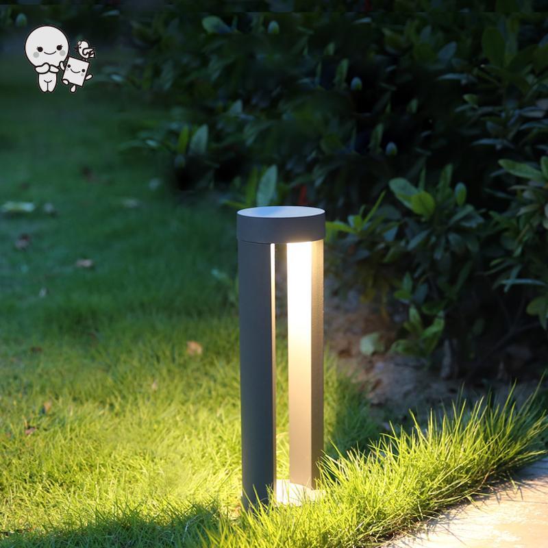 

Lawn Lamps Outdoor COB LED Lamp Fixture Waterproof IP65 Modern Aluminum Standing Light 220V 110V For Garden Pathway Walkway Backyard