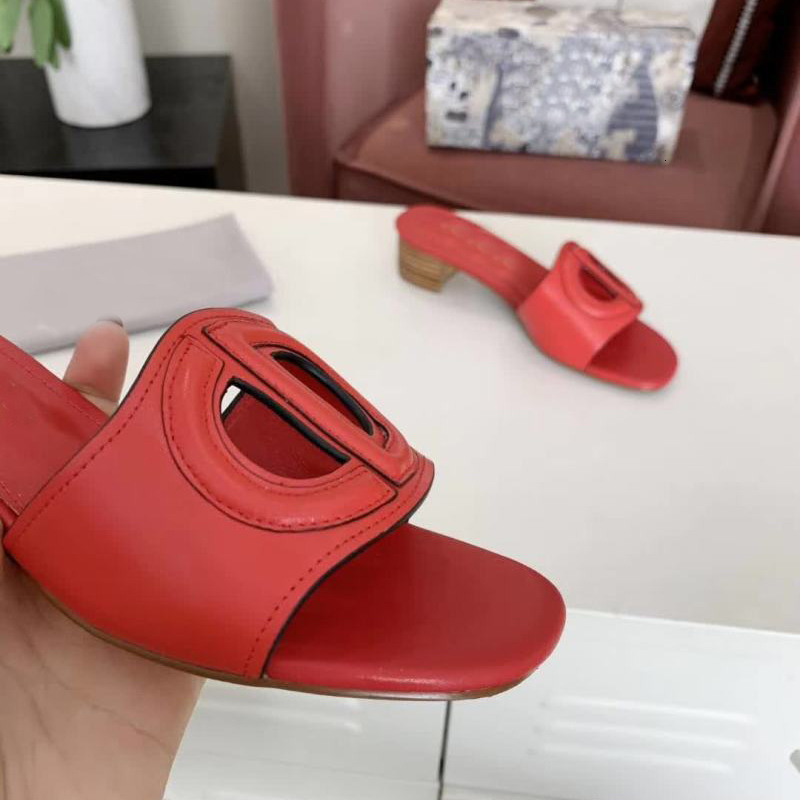 

Slippers 2021 women slipper Flat slide Sandal womens mule shoe Wedding Dress cd with boxes top quality 46TS, Black