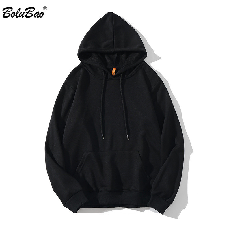 

BOLUBAO Autumn Men Solid Hoodies Brand Men Harajuku Simple Hooded Sweatshirt Street Trendy Casual Hoodies Sweatshirts Male 210518, Color blue