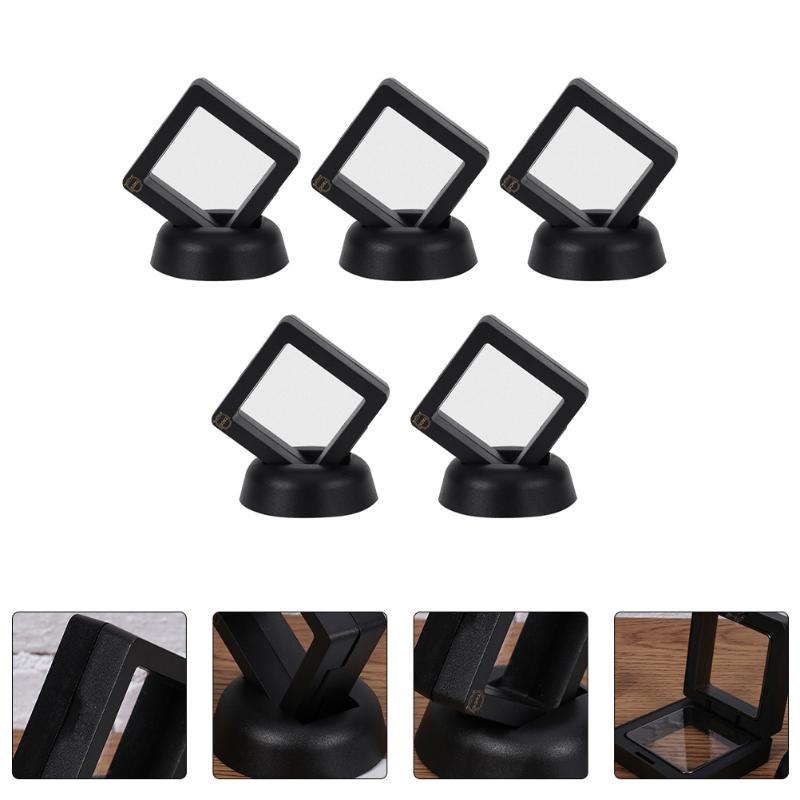 

Hooks & Rails 5pcs Coin Collect Stand Commemorative Display Frame