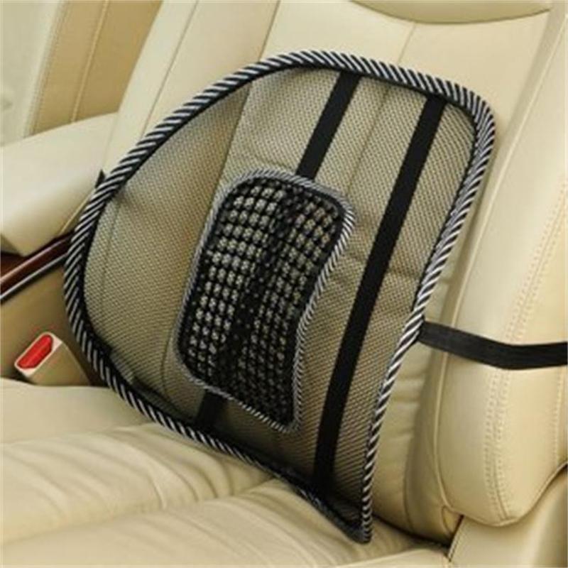 

Cushion/Decorative Pillow Chair Back Support Massage Cushion Mesh Relief Lumbar Brace Car Truck Office Home Seat, As pic