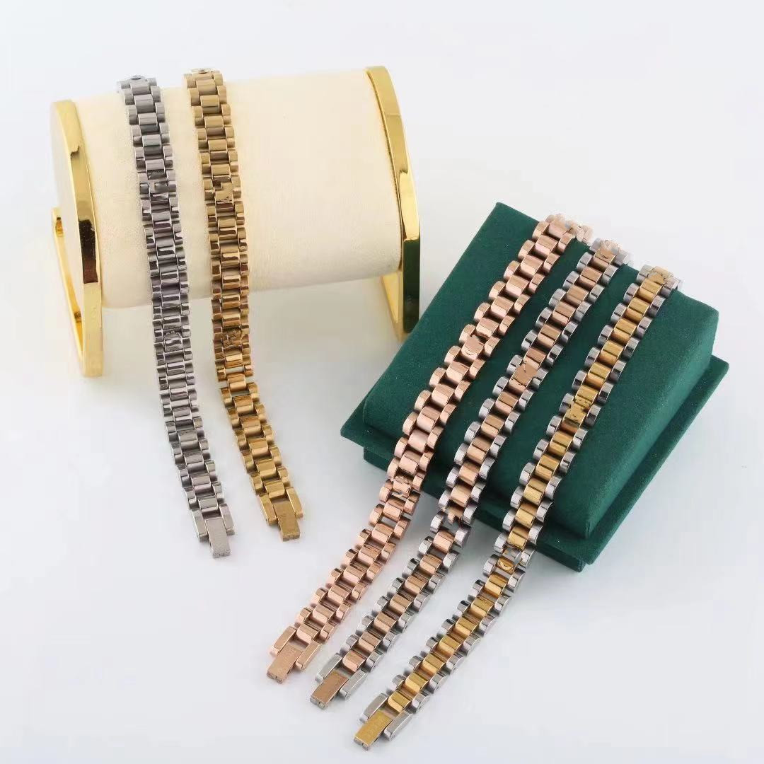 

Luxury designer Bracelet womens fashion jewelry love bangle chain stainless steel men good quality watch strap design friends bangles charm bracelets for women