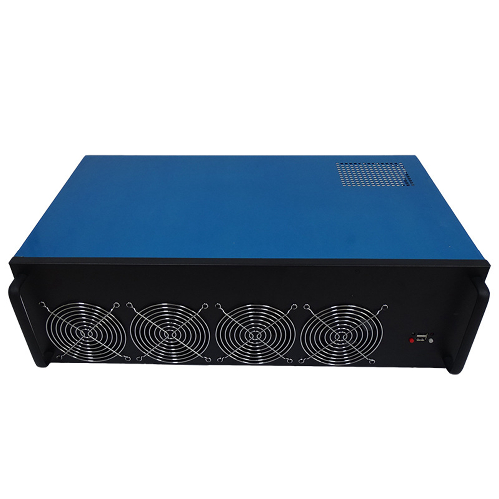 

Bitcoin Mining case Machine 6/8GPU Complete-System gpu Minings Rig Server For Bitcoin/BTC/ETH/ZEC/ETC rx580 8gb