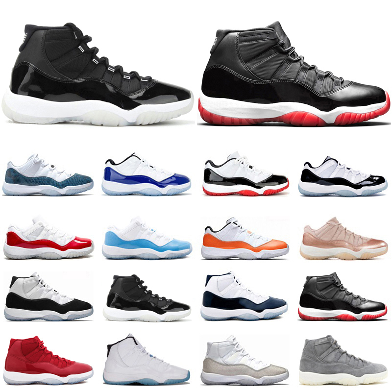

Air Jordan Retro 11 Jordans 11s Basketball Shoes Jumpman Legend Blue Jubilee 25th Anniversary Bred Concord 45 Prom Night Mens Trainers Sport Sneakers, Space jam