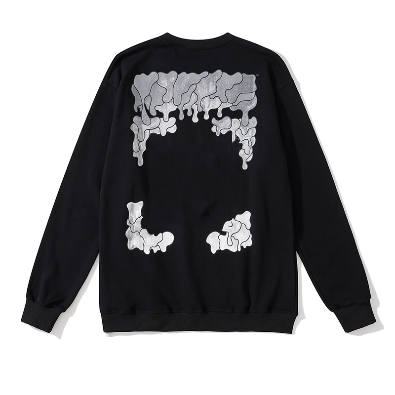 

Off Fashion Sweatshirts Trend Hoodies Hip Hop Brand Offs Fall/winter Printing x Loose Black White Hoodie for Men Women Couples Ow Sweatshirt