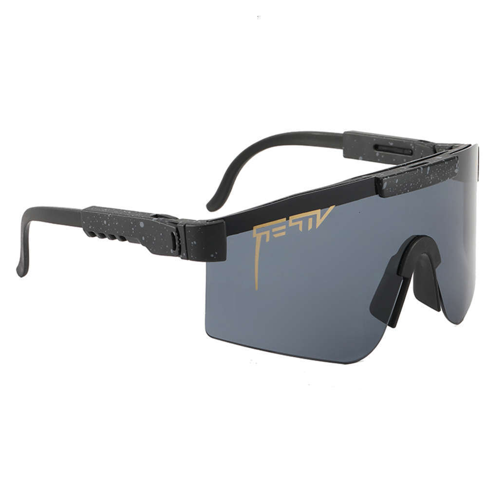 

Highend accessories Original Pit and Viper Sun Glass oversized TR Frame Windproof TAC Polarized Sport Bike Cycling Sunglass For MenWoman, Black