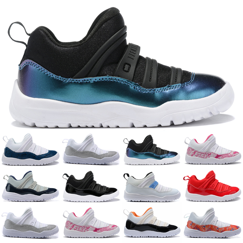 

kids Big boy Concord 45 11s girl basketball Shoes Snake Navy Low Light Bone Pink Platinum Tint Space Jam 11 Designer Sport Trainer Size 22-35, As photo 5