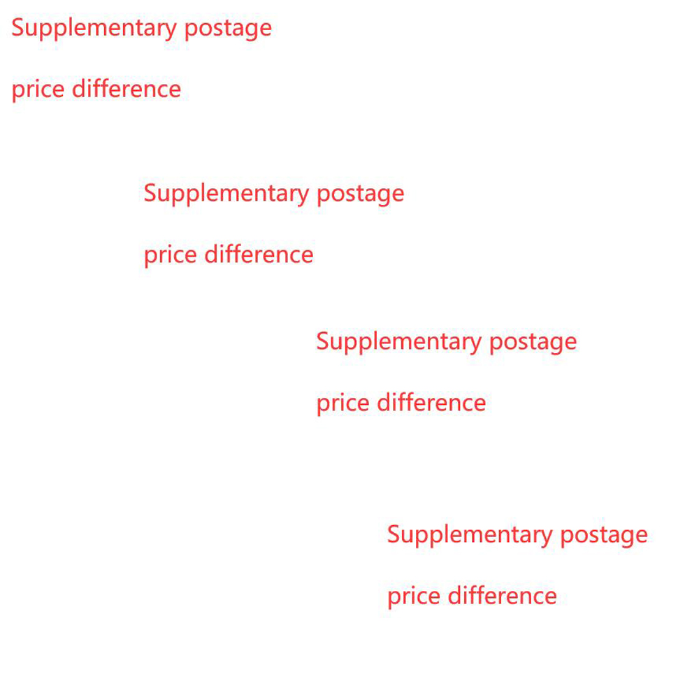 

VIP Supplementary postage price difference Send goods according to buyer requirements