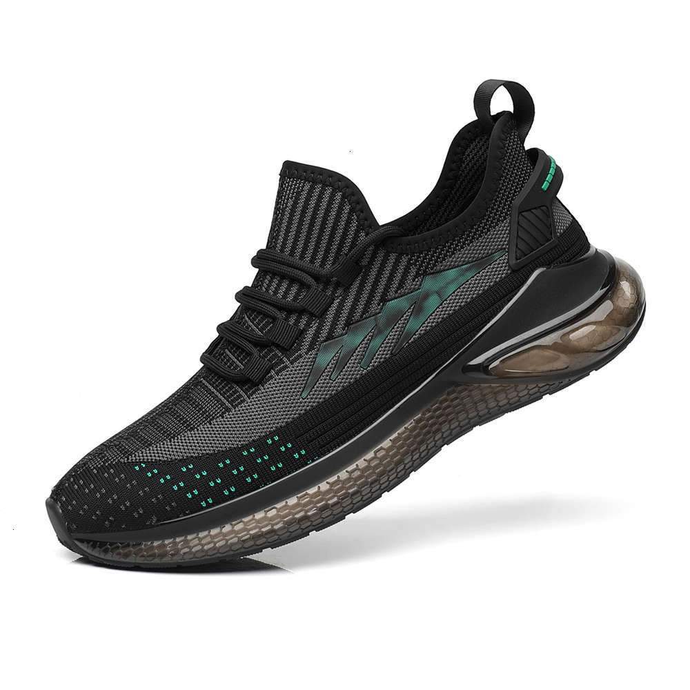 

men casual shoes flying 2021 new spring breathable air cushion men's fashion coconut sports casual kav6 k62s, Black