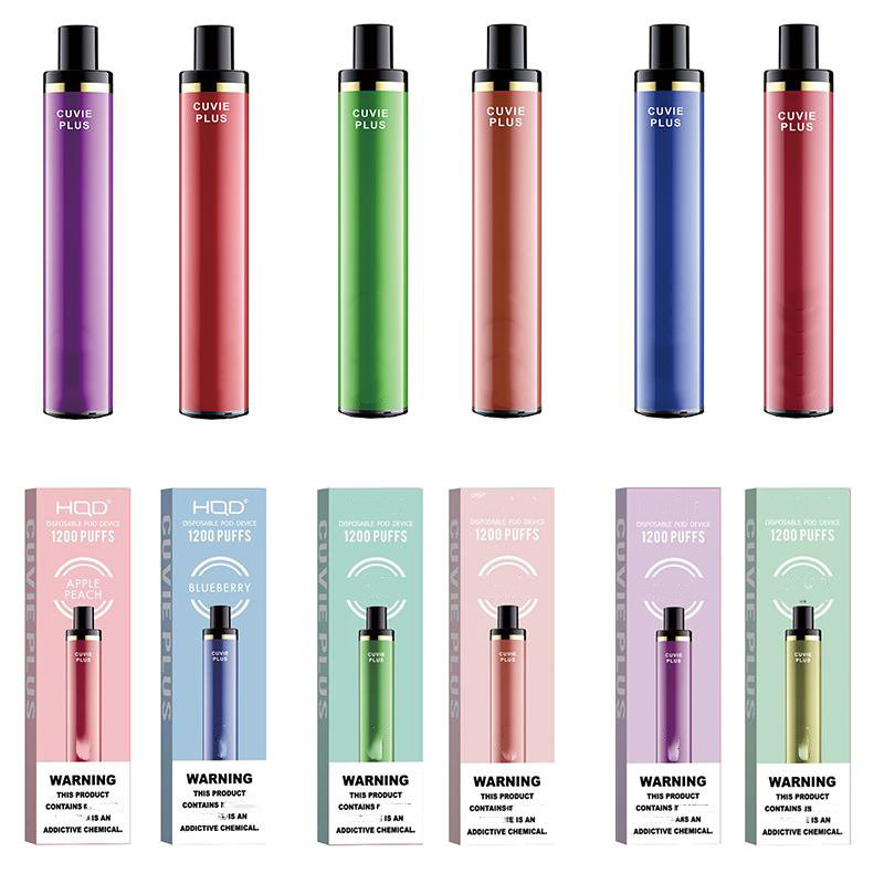 

100% original HQD Cuive Plus Disposable Vapes Pen Pod Device Kit Local Vape starter Kit disposable e cigarettes 1200 puffs disposable vape