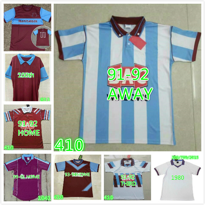 

91 92 95 97 Retro SOCCER JERSEY Cole DI CANIO Lampard Dicks 1999 2000 camiset 99 00 Home football shirt, Black;yellow