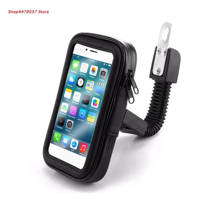 

Cell Phone Mounts & Holders Universal Waterproof Motorcycle Bike Scooter Mobile Holder Bag Case For 8 7 Support 4.7-6.3 Inch