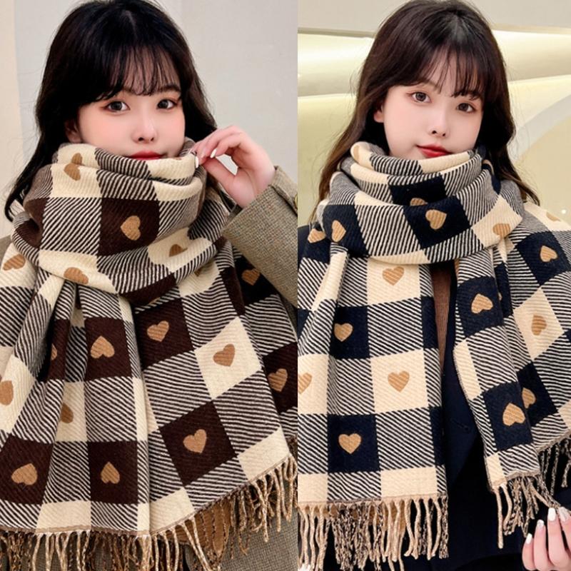 

Scarves Unisex Winter Warm Shawl Cashmere Feel Wrap Christmas And Year Gifts 101A