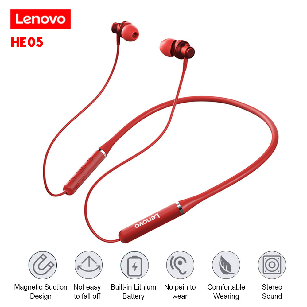 

Lenovo XE05/HE05 Wireless Bluetooth 5.0 Earphone In-ear Gaming Headset IPX5 Waterproof Sport Headphone with Noise Cancelling Mic