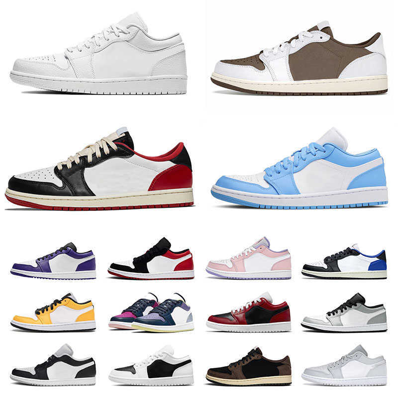 

Newest Jumpman Jorden 1 Mens Trainers Basketball Shoes TS x Fragment Off Women Reverse Mocha UNC Sports Triple White Chicago Flip Air 1s Low, 36-45 low limelight