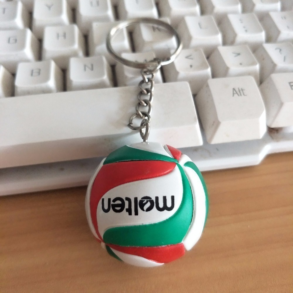 

3.8cm Womens Beach Volleyball Holder Chain Ring Business Gifts Jewellery Keychain Car Men Ladie Bags Sports Souvenirs