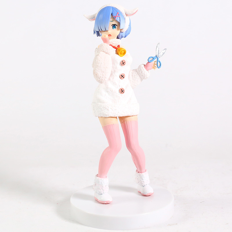 

Re:Zero Kara Hajimeru Isekai Seikatsu Rem Lamb Ver. PVC Figure Collectible Model Toy Doll X0522