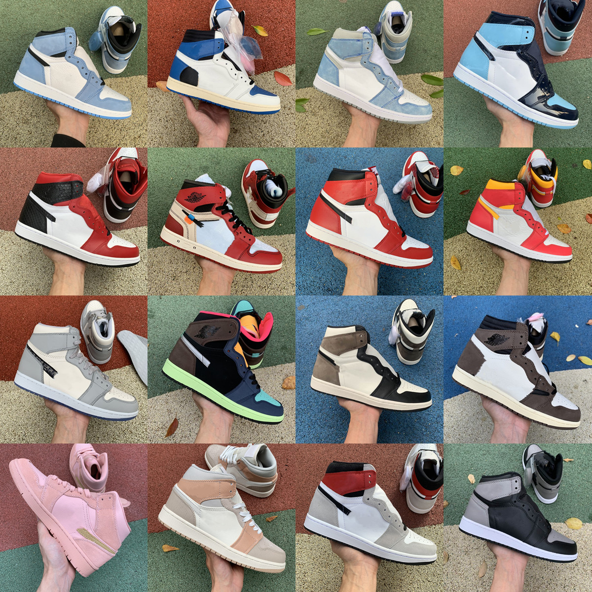 

Men's High 1 1s Dark Mocha Basketball Shoes Women's Light Fusion Red University Blue Hyper Royal J Balvin Sneakers Shadow 2.0 Chicago sports shoe, 49