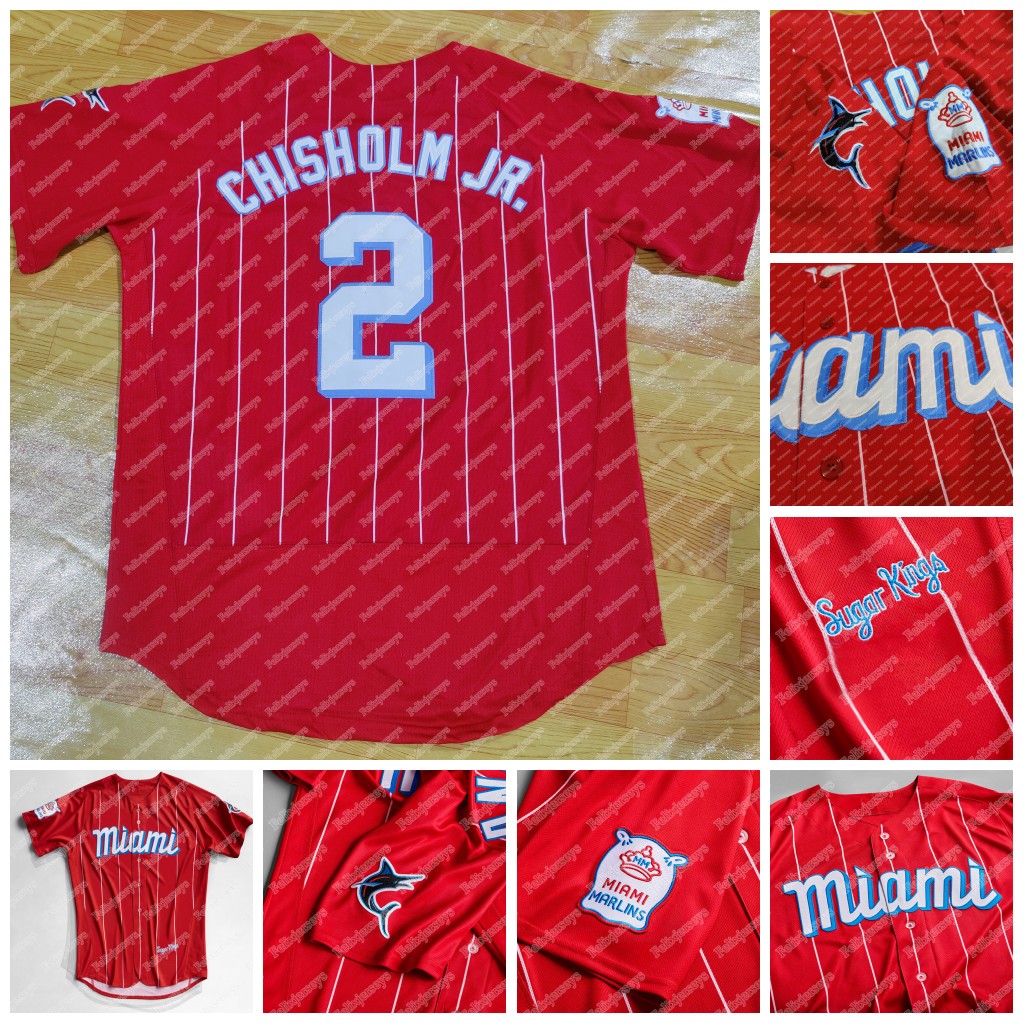 

Sugar Kings 2021 City Connect Jersey Jazz Chisholm Jr. Jesus Aguilar Miguel Rojas Corey Dickerson Brian Anderson Lewis Brinson Adam Duvall Starling Marte, Youth s-xl 2021 city connect