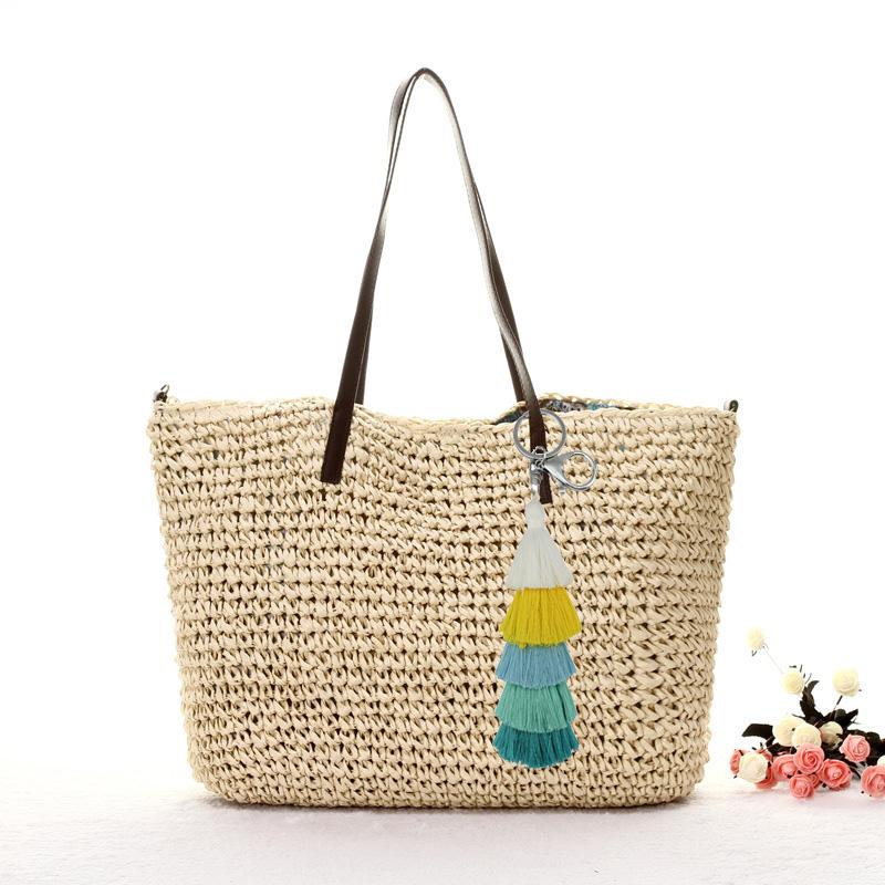 

Keychains 5 Layers Tassel Pinecone Key Chain Colorful Boho Bag Accessories Purse Rainbow Charm