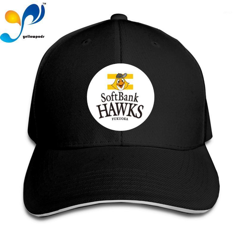 

Hip Hop Caps FukuokaSoftBankHawks Mesh Baseball Cap Adjustable Snapback Hats For Women Men Trucker Ball, White