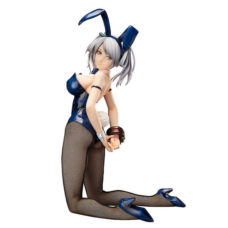 

Ciel Alencon Anime Figures God Eater 2 Bunny Girl PVC Alencon Action Figure toy Model Toy Sexy Girl Collection Doll Gift Q0722, No retail box