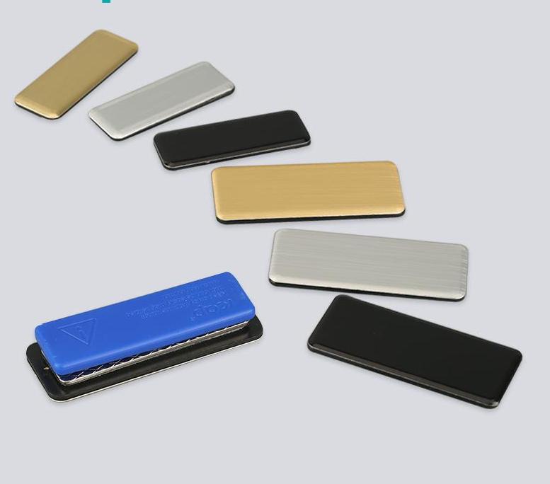 

2022 NEW 20pcs/lot Reap Business Name Tag / ID Badge Personalized - Laser Engraved, magnetic backing