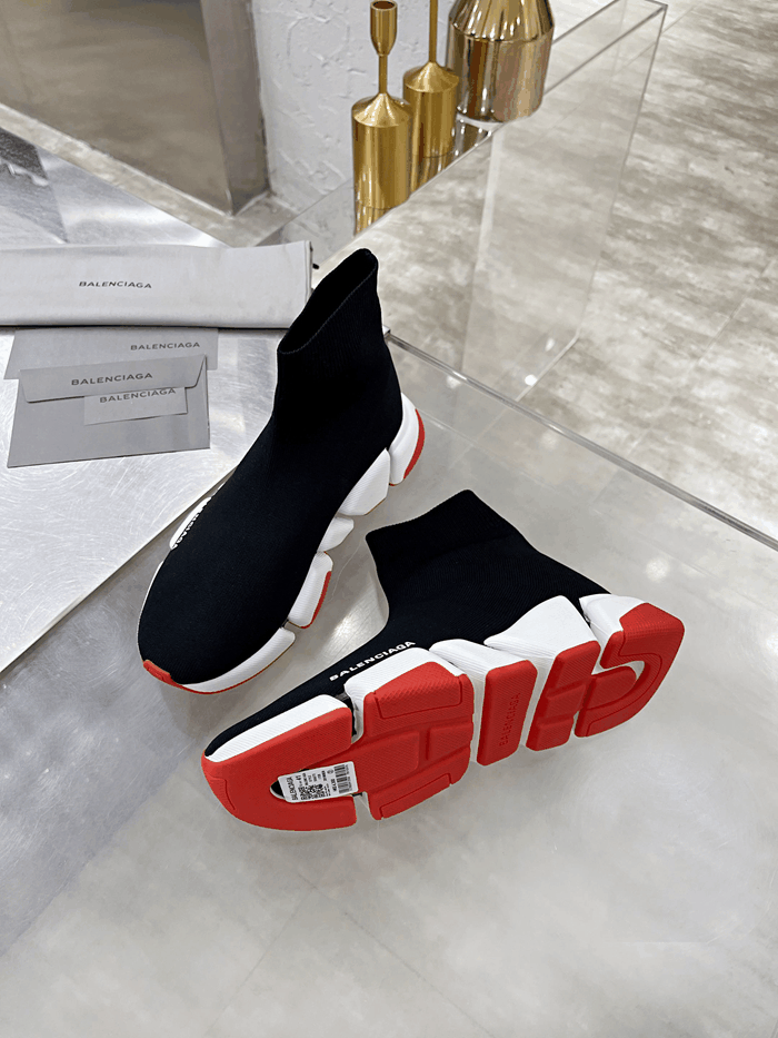 

top quality designers handmade shoes for mens and womens Elastic textiles sneakers slipper with box,dust bags b1, With box and dust bags