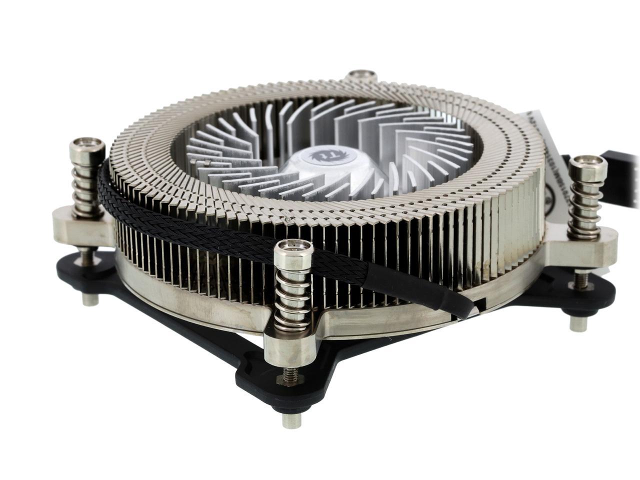 

Thermaltake Engine 27 1U Low-Profile 70W Intel 60mm Low Noise PWM Fan Forty Blade CPU Cooler CL-P032-CA06SL-A