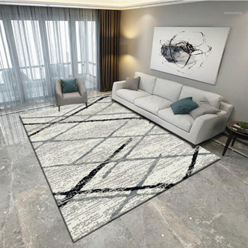 

Carpets Modern Nordic Style Geometric For Living Room Sofa Coffee Table Floor Rug Customized Rectangle Carpet Home Decorative