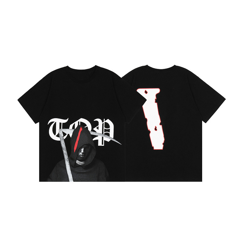 

Fashion Mens Designer T Shirt Top Quality Hip hop Style Short Sleeve Young Boys Cool Pattern Print Tees Black Size S-XL, Style#05 white