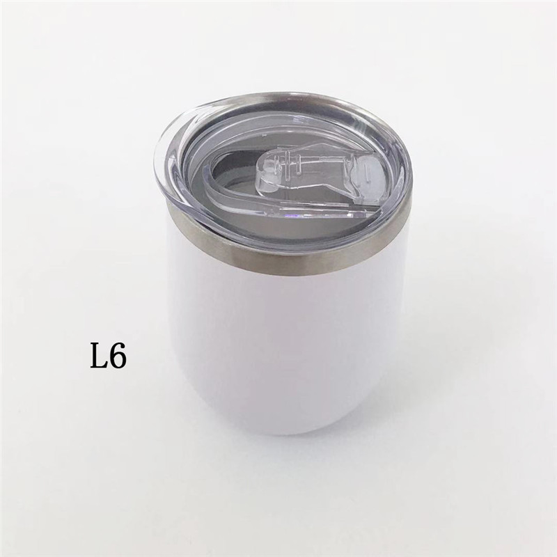 

Egg Shade Cup Wine Tumbler With Seal Lids Stainless Steel Glasses Thermos Bottle Vacuum Insulated Cups