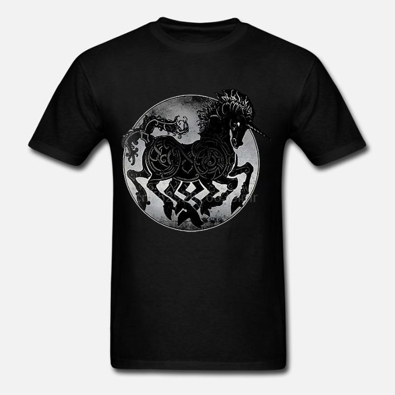 

Men's T-Shirts Camiseta Divertida Para Hombres Y Mujeres, De Moda Sleipnir Odin - Viking, Men-black