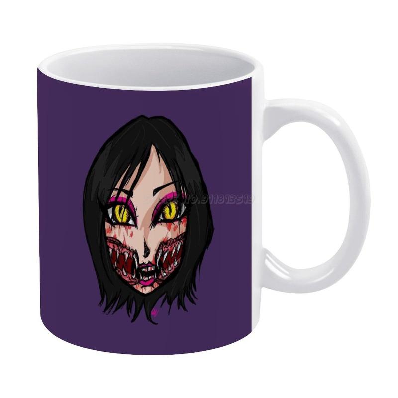 

Mugs Mortal Kombat X-Chibi Mileena Face White Mug Vintage Unisex Size 9 Scorpion Sub Zero Su