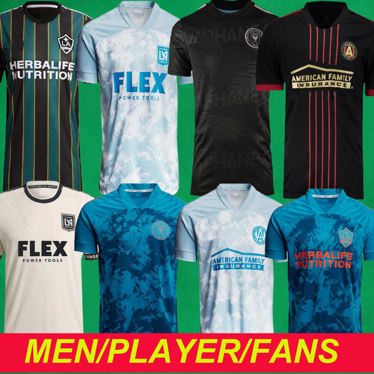 

MLS 2021 Parley Primeblue kit inter Miami CF soccer jersey 2022 LOS ANGELES LA GALAXY 21 22 Higuain BECKHAM Atlanta united LAFC football shirts fans player version, Atlanta parley