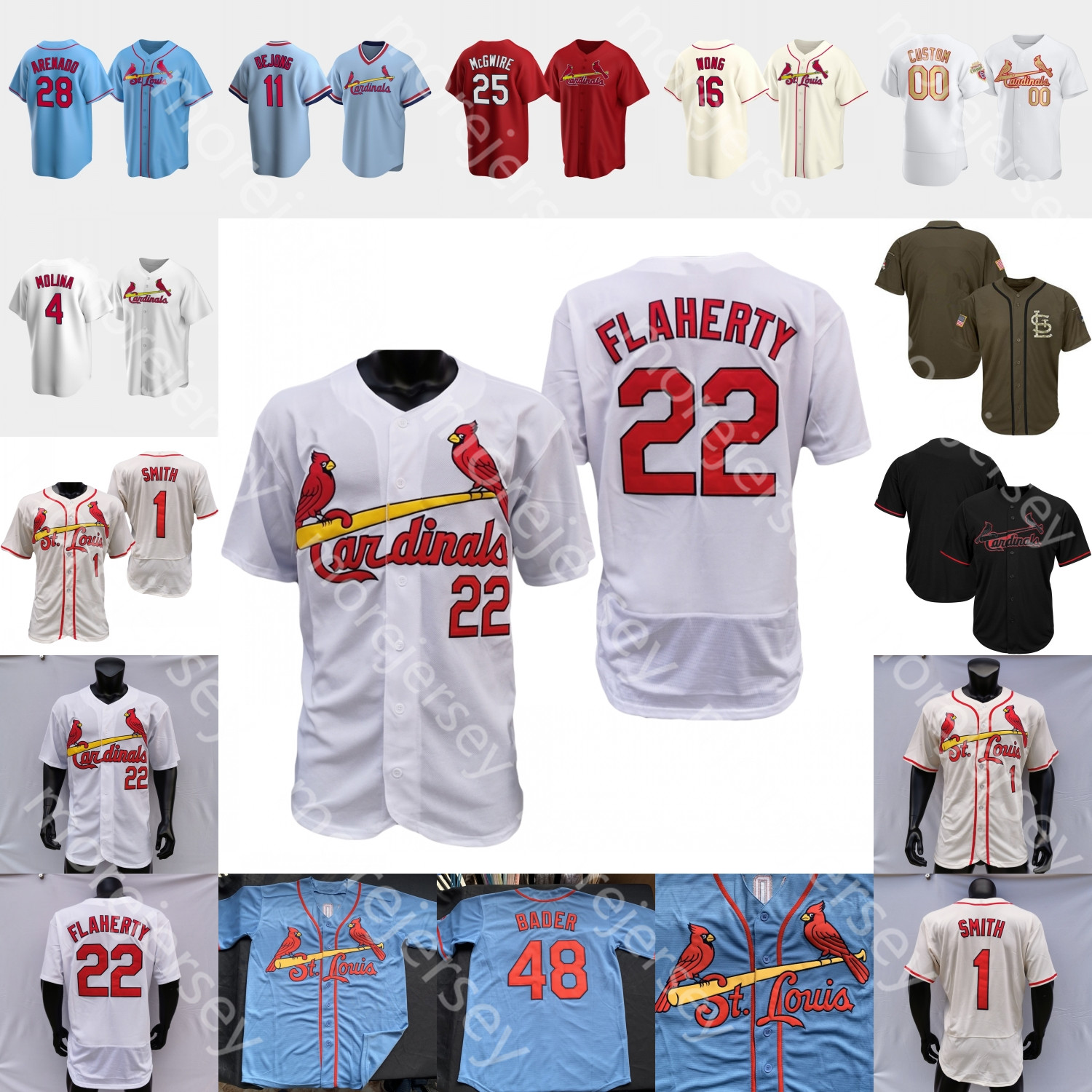 

Baseball Jersey Dylan Carlson Austin Dean O'Neill Williams Shildt Hudson Reyes Cabrera Gallegos Hicks Miller Webb Woodford Smith Musial Carpenter Steven Matz, 2021 new fan's versions white
