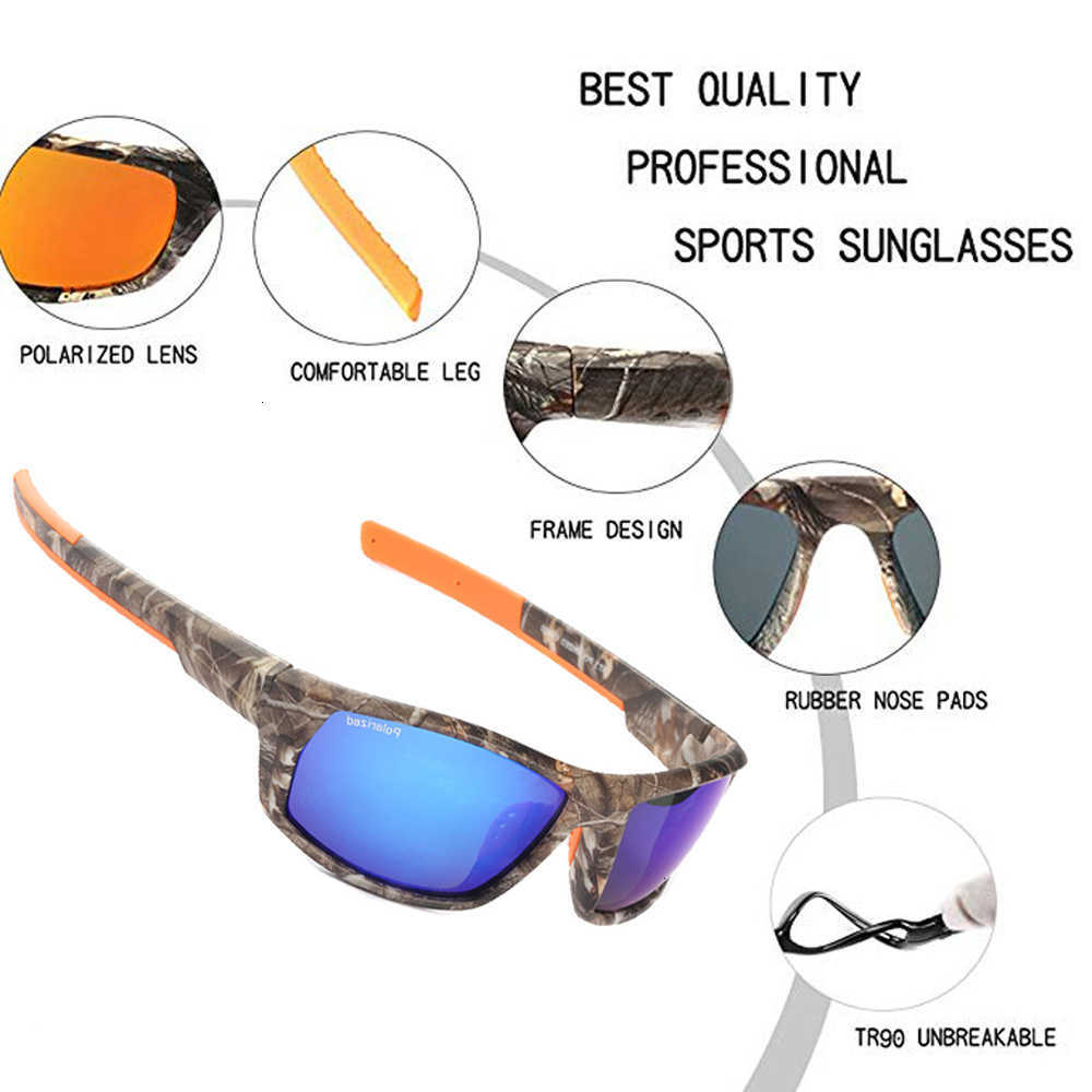 

sunglasses Boler Camo Polarized Men Fishing Spectacles Driving Cycling Sport Glasses Oculos De Sol Fishing Equipment Eyewear, White;black